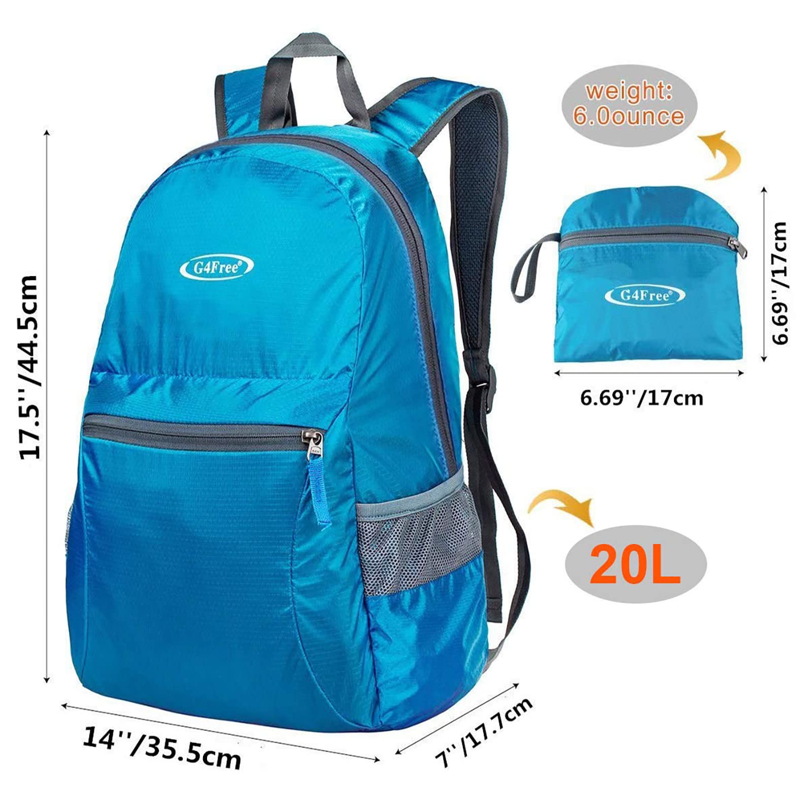 G4Free G4Free Daypack Backpacks 