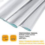 G4Free G4Free UPF 50+ UV Protection 54 Inch Large Reverse Travel Umbrella 