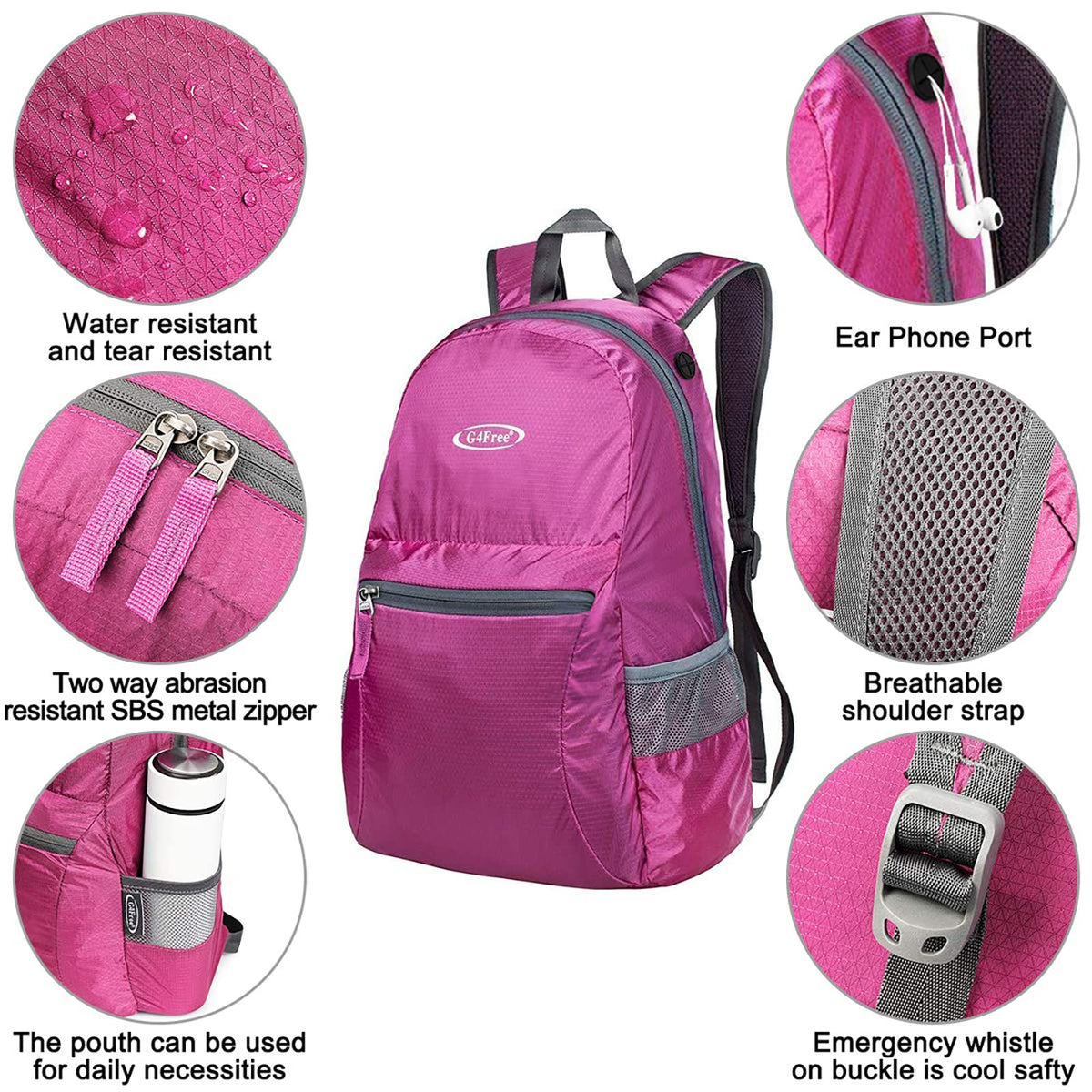 G4Free G4Free Daypack Backpacks 