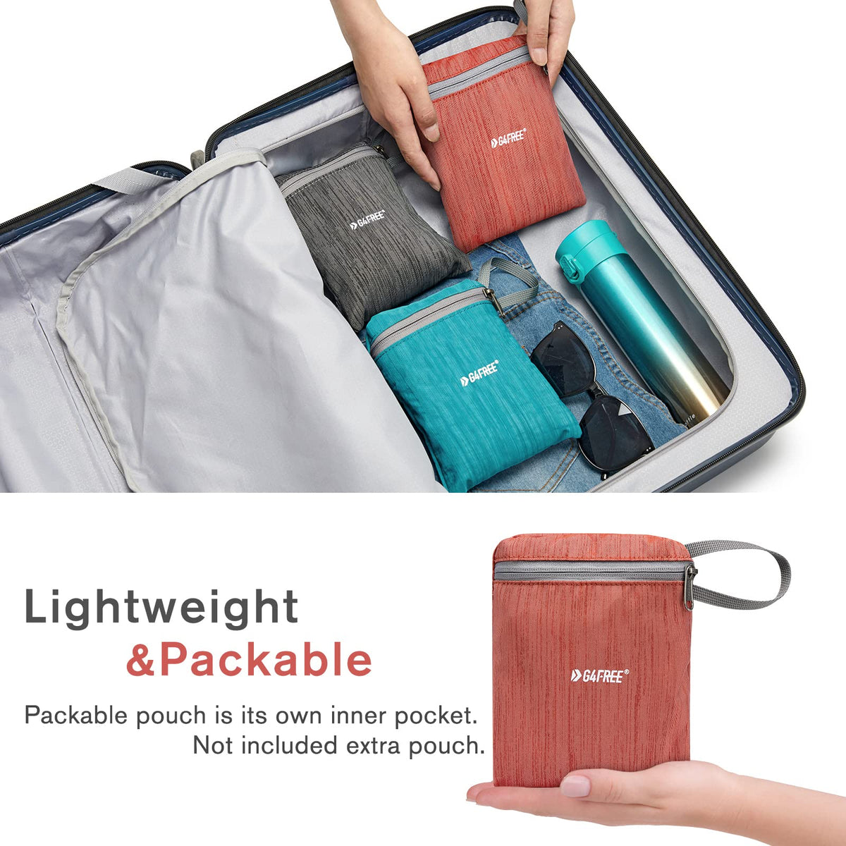 G4Free G4Free 10L/15L Lightweight Hiking Backpack 