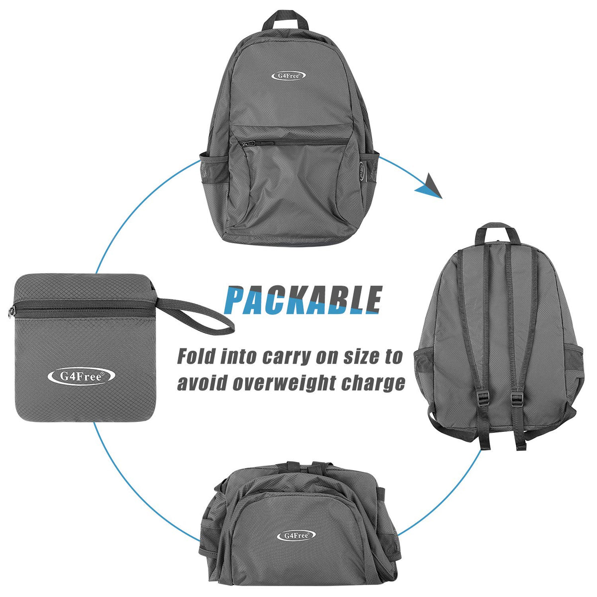 G4Free G4Free Daypack Backpacks 