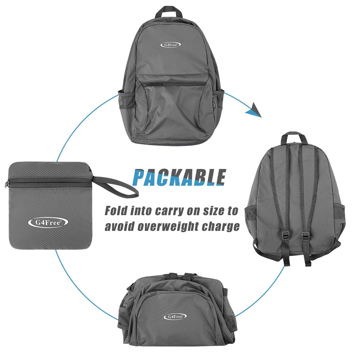 G4Free G4Free Daypack Backpacks 