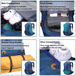 G4Free G4Free 50L Hiking Backpack with Rain Cover for Men Women 