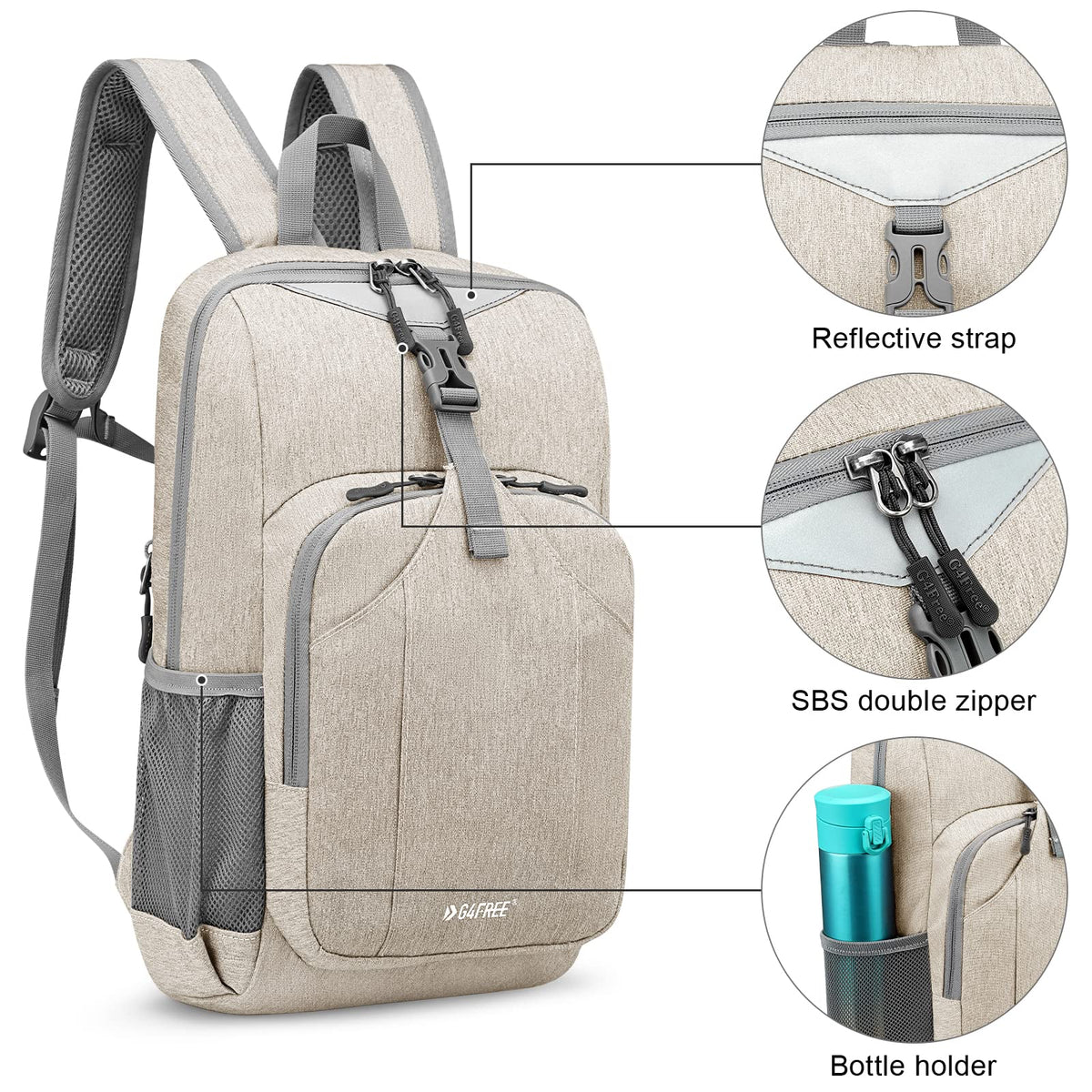 G4Free G4Free Mini 10L Hiking Cycling Compact Shoulder Backpack 