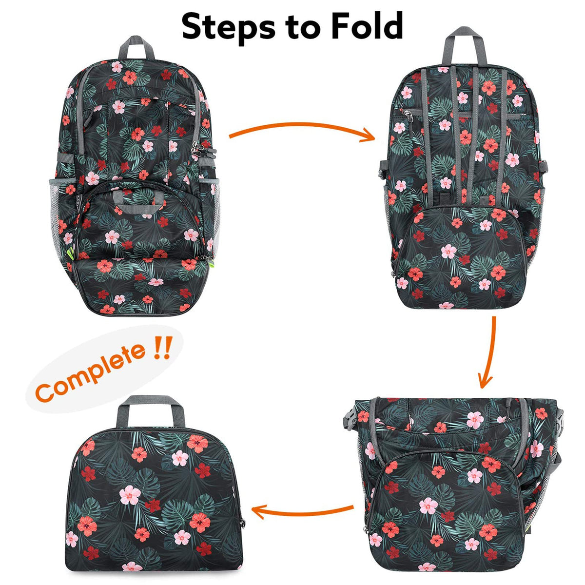 G4Free G4Free 40L Lightweight Packable Hiking Backpack 