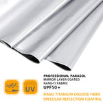 G4Free G4Free UPF 50+ UV Protection 54 Inch Large Reverse Travel Umbrella 