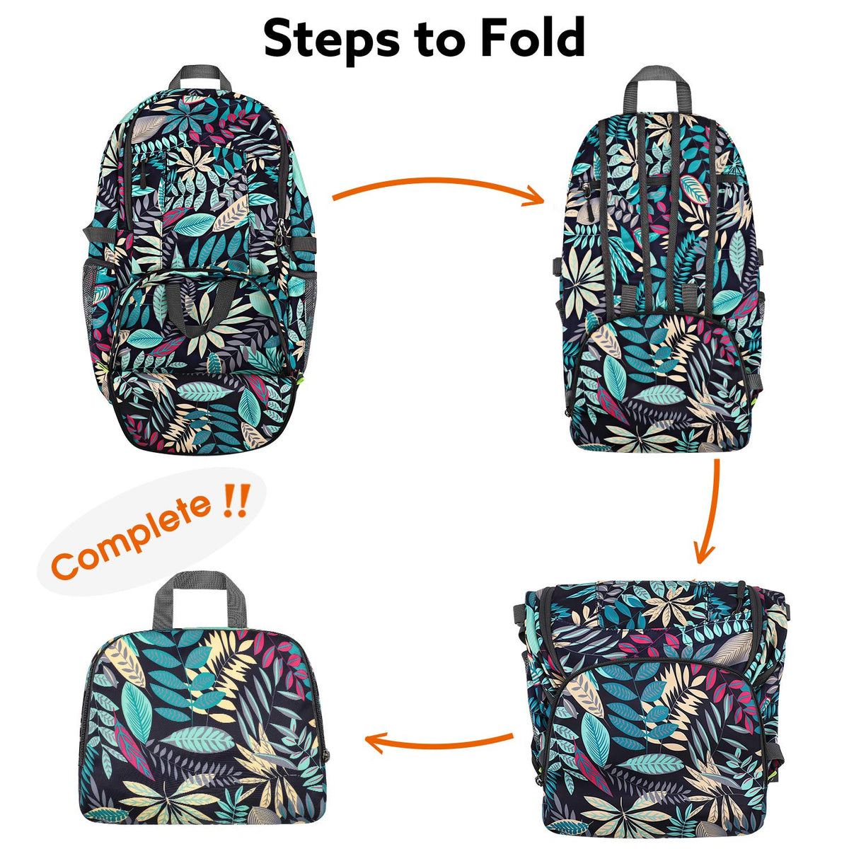 G4Free G4Free 40L Lightweight Packable Hiking Backpack 