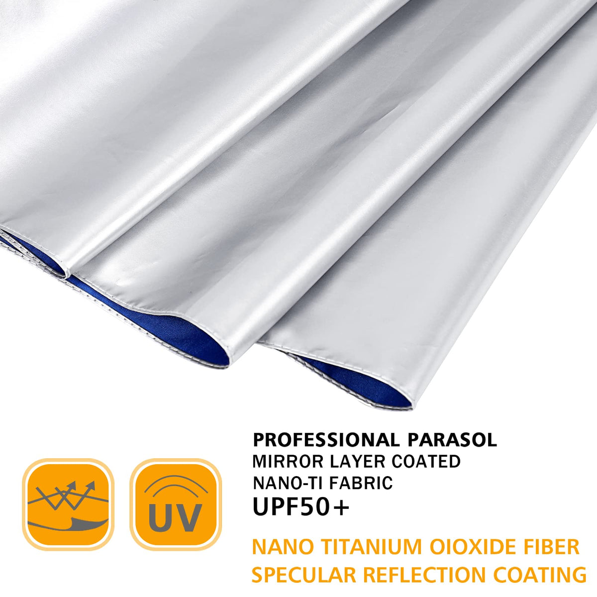 G4Free G4Free UPF 50+ UV Protection 54 Inch Large Reverse Travel Umbrella 