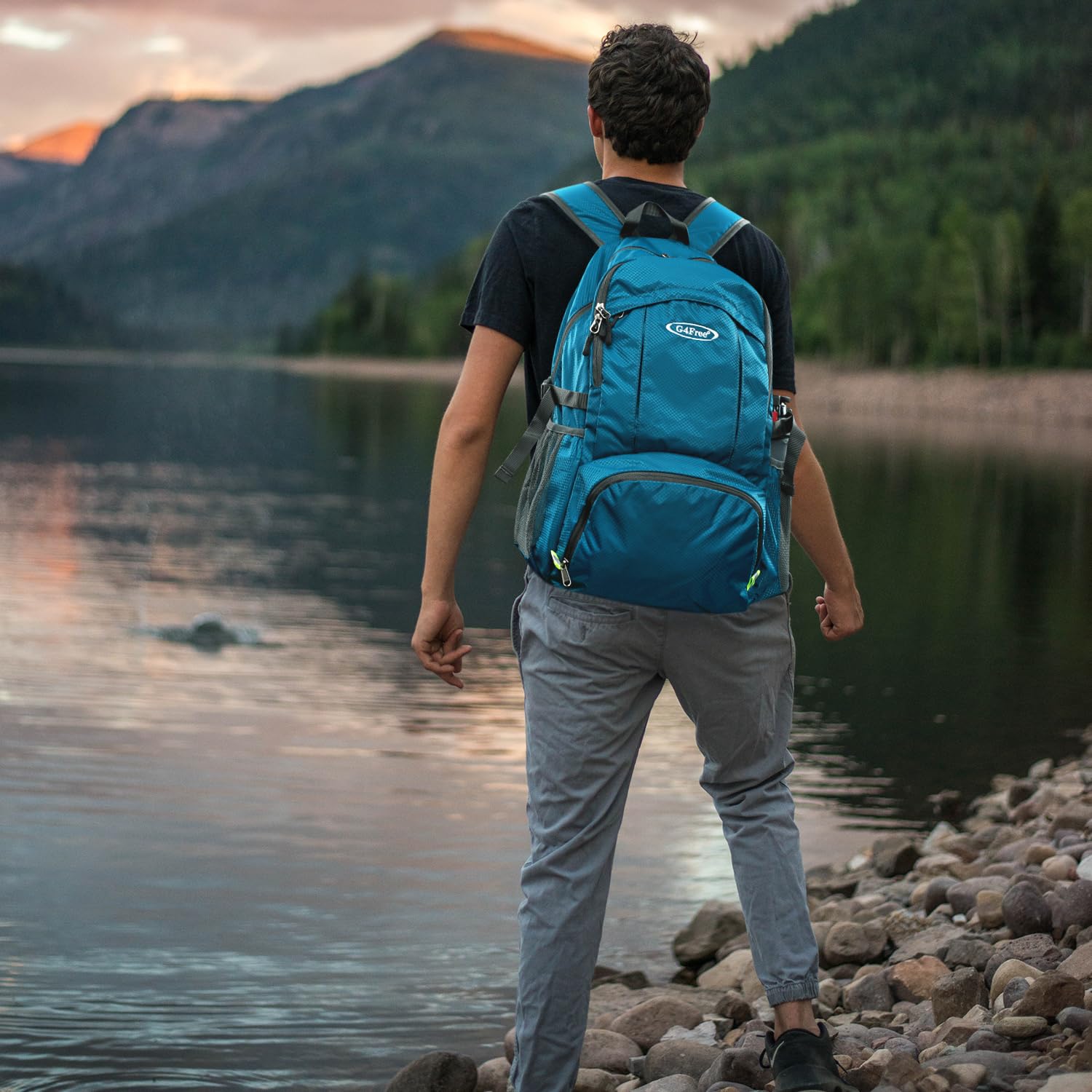 G4Free G4Free 40L Lightweight Packable Hiking Backpack 