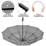 G4Free G4Free 62 Inch Large 10 Ribs Compact Reverse Windproof Umbrella