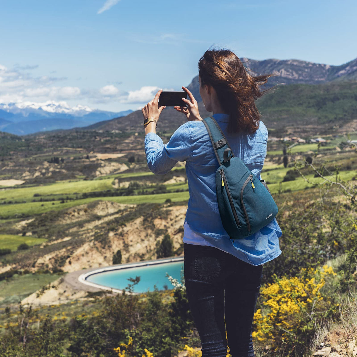 G4Free G4Free RFID Sling Bag Crossbody Backpack 