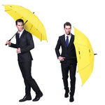 G4Free G4Free Automatic Open Golf Umbrella Double Canopy Vented Stick Umbrellas 