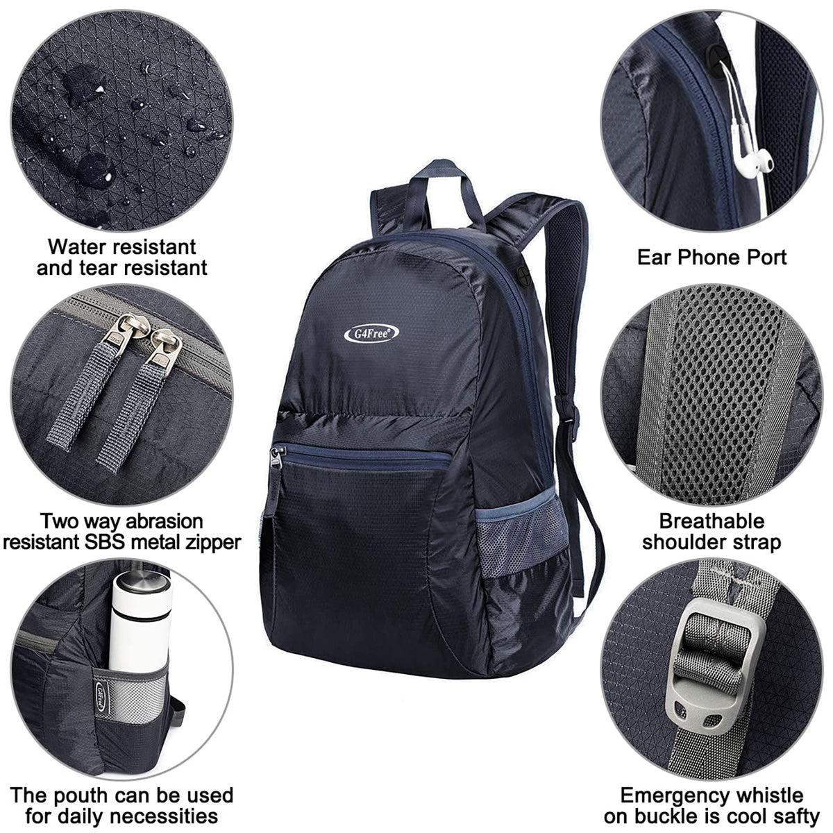 G4Free G4Free Daypack Backpacks 