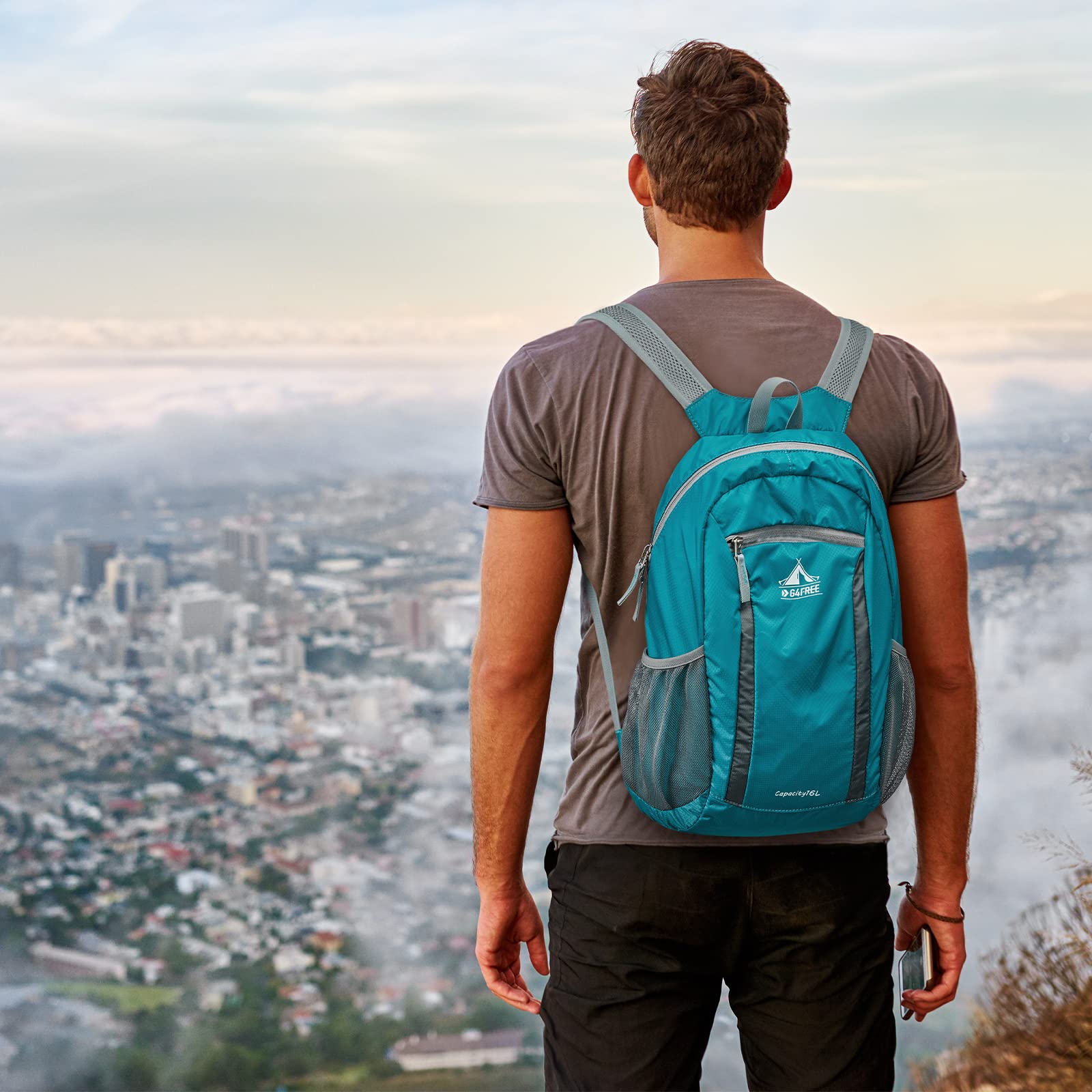 G4Free G4Free Hiking Daypack Water Resistant Lightweight Packable Backpack 
