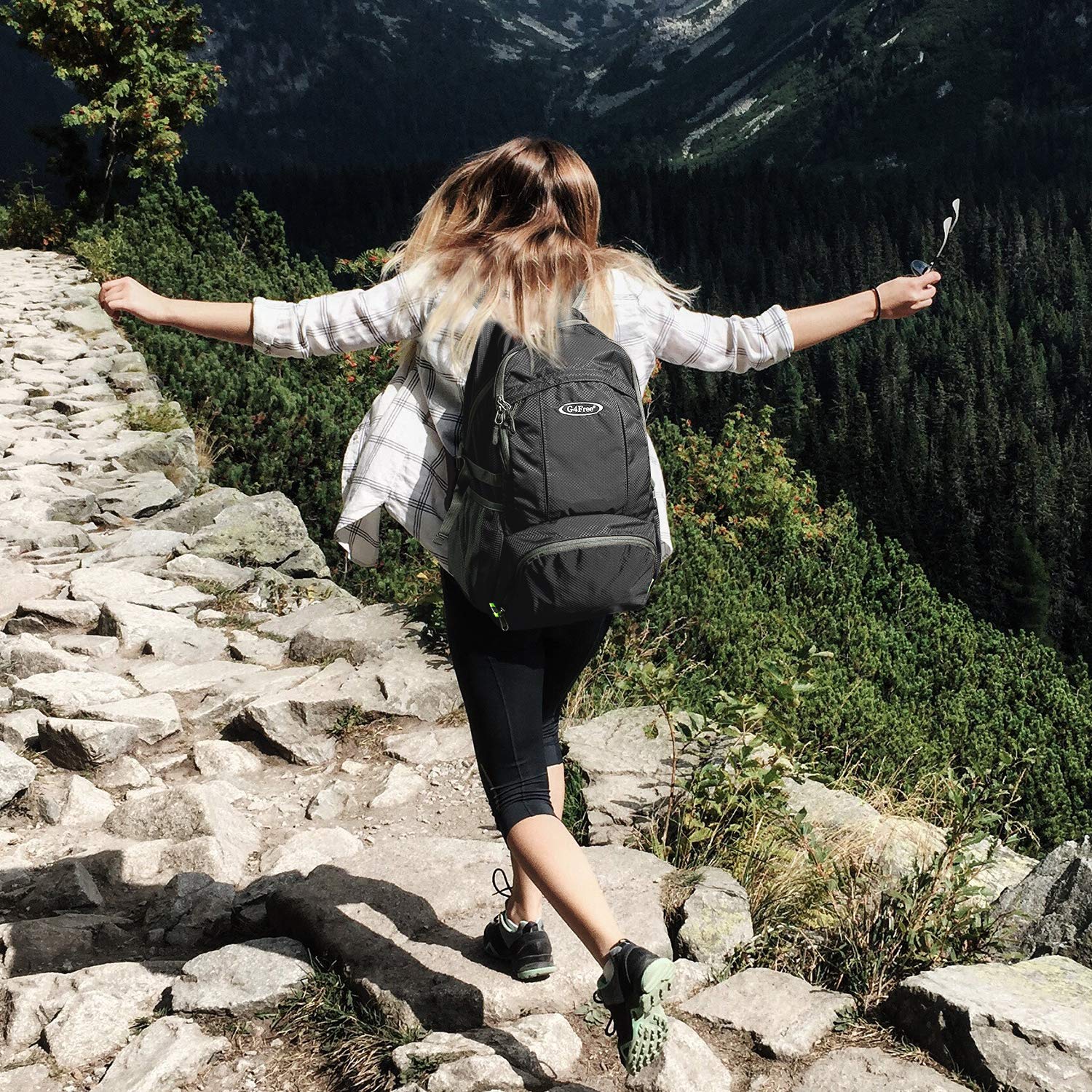 G4Free G4Free 40L Lightweight Packable Hiking Backpack 