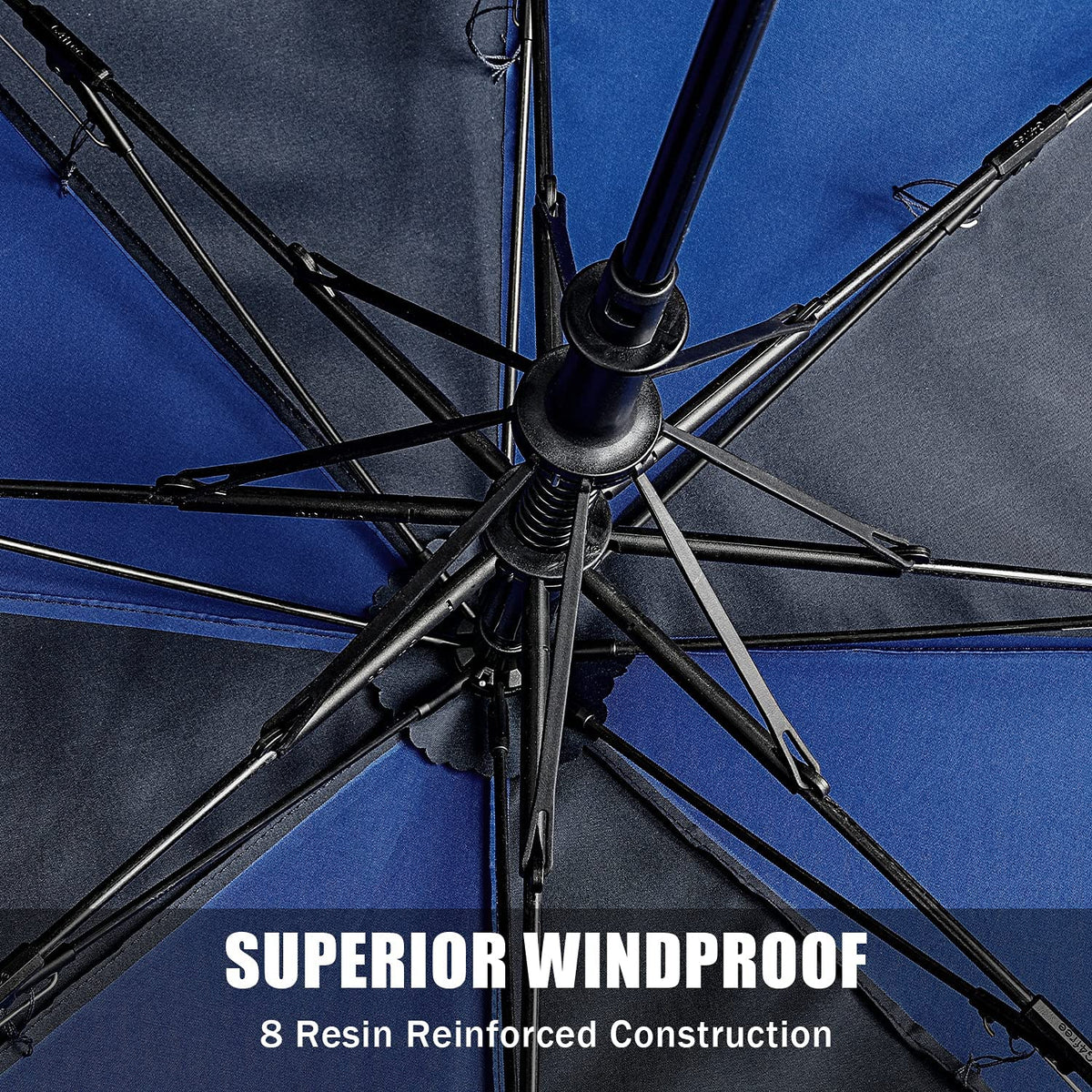G4Free G4Free 62 Inch Portable Automatic Open Oversize Vented Double Canopy Umbrellas 