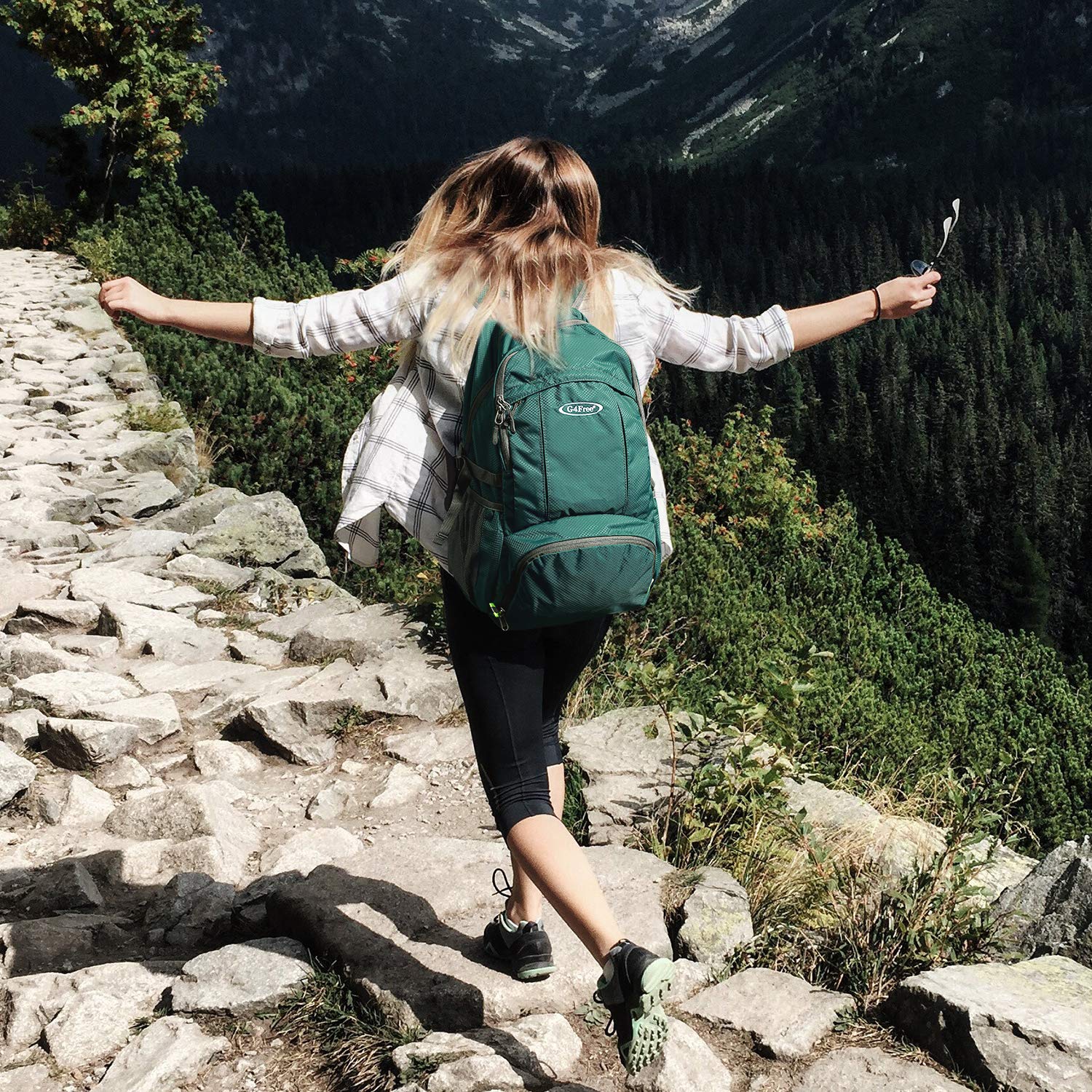 G4Free G4Free 40L Lightweight Packable Hiking Backpack 