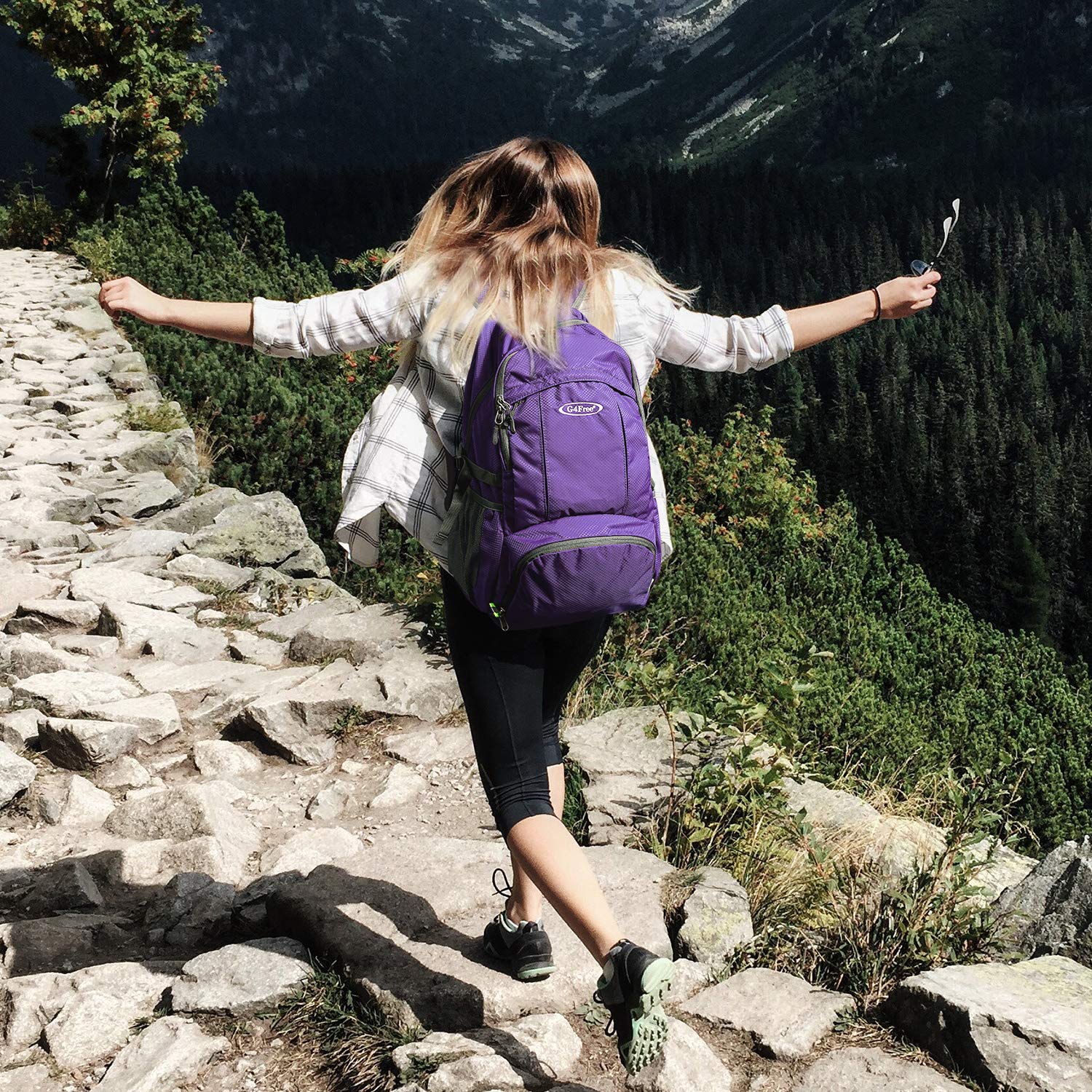 G4Free G4Free 40L Lightweight Packable Hiking Backpack 