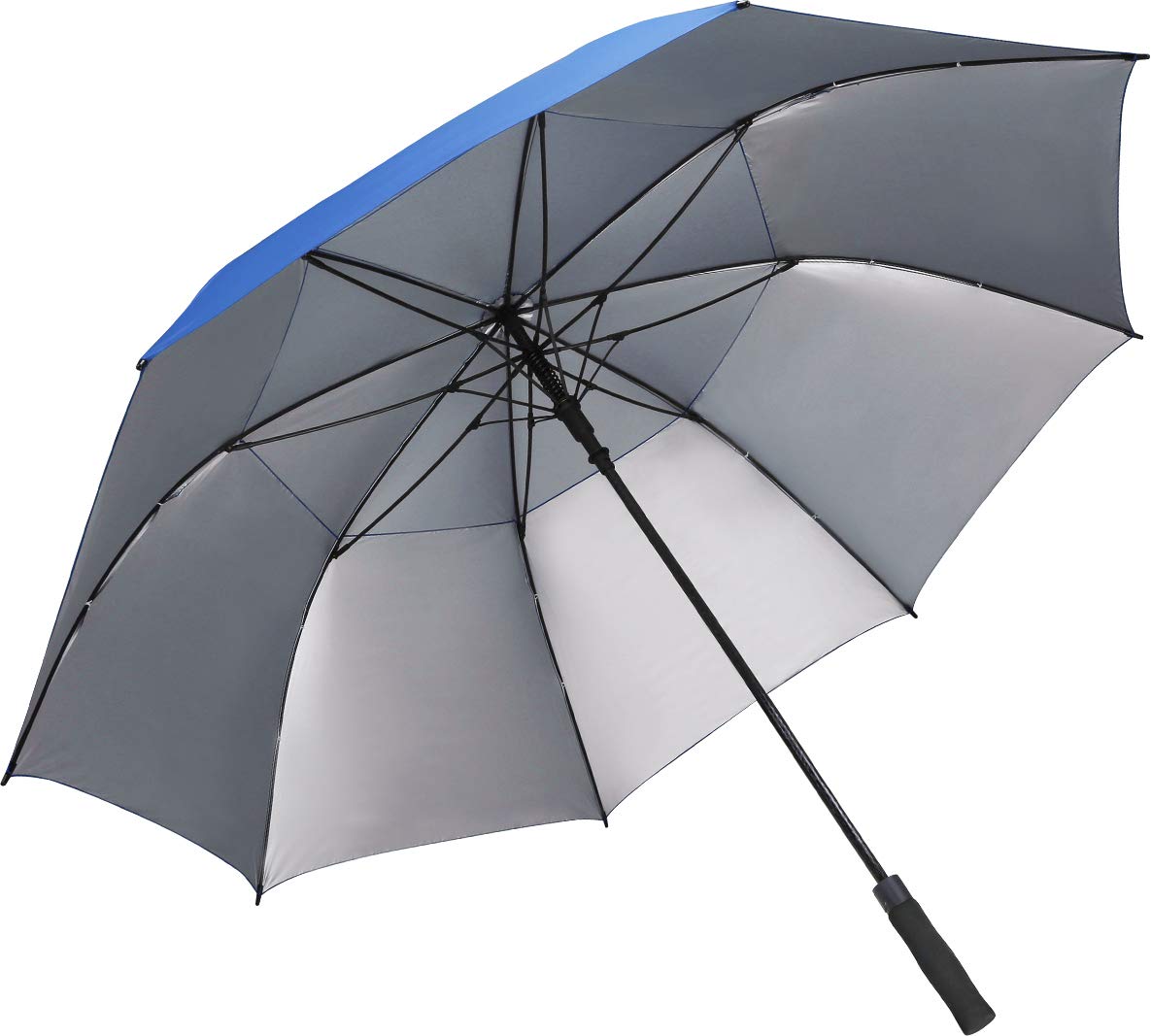 G4Free G4Free 54/62/68 Inch UV Protection Automatic Open Double Canopy Vented Sun Rain Umbrella 
