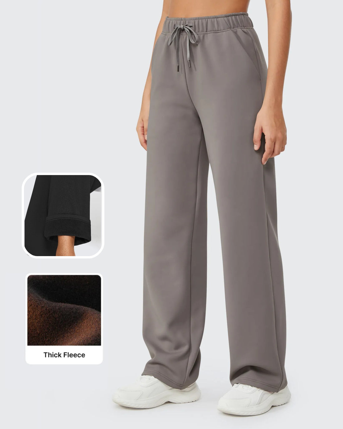 EverGoing Loose Fleece Lined Drawstring Casual Pants - G4Free