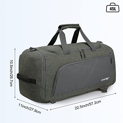 G4Free - G4Free 45L 3-Way Duffle Backpack with Wet Pocket & Shoes Compartment -TN22B071A-TN23B181A-TN22B071B-TN23B181B-TN22B071C