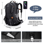 G4Free - G4Free 50L Hiking Backpack with Rain Cover for Men Women -D01V031A-D01V031D-D01V031F-D01V031B-D01V031G