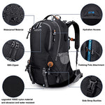 G4Free - G4Free 50L Hiking Backpack with Rain Cover for Men Women -D01V031A-D01V031D-D01V031F-D01V031B-D01V031G