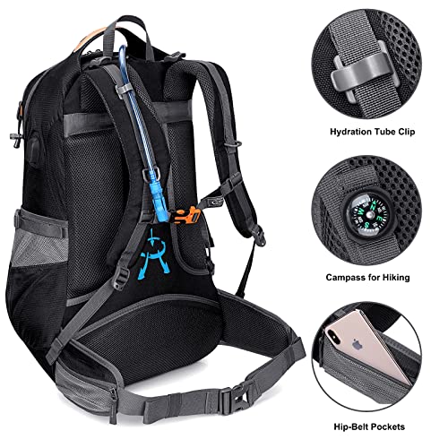 G4Free - G4Free 50L Hiking Backpack with Rain Cover for Men Women -D01V031A-D01V031D-D01V031F-D01V031B-D01V031G