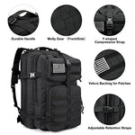 G4Free - G4Free 50L Military Style Tactical Backpack -D02V722A