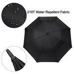 G4Free - G4Free 72 Inch Huge Double Canopy Vented Windproof Stick Umbrellas -D02V716A-D02V716C-D02V716B