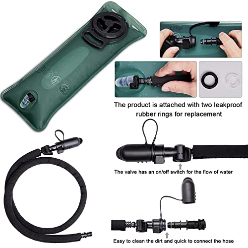 G4Free - G4Free Military Tactical Hydration Backpack with 3L Upgraded Bladder -D02V560A-D02V560B