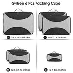 G4Free - G4Free Packing Cubes 6pcs Travel Accessories Organizers Travel Packing Bags -D10V005A-D10V005B