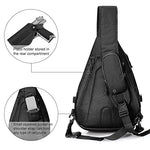 G4Free - G4Free Tactical EDC Military Rover Sling Bag Pack with Pistol Holster -D02V760D-D02V760A-D02V760C